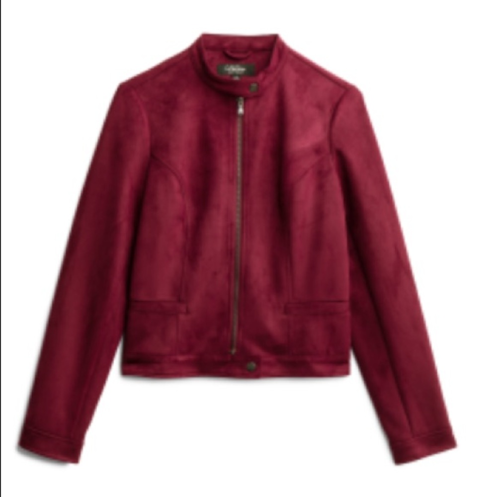 NWT Stitchfix Coffeeshop Valle Faux Suede Jacket